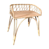 Bureau enfant rotin