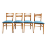 Set de 4 chaises scandinaves