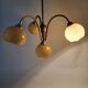 Chandelier suspension does marble glass 50s