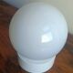Opal glass globe ceiling light