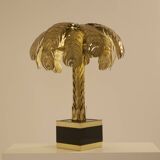Lampe palmier laiton Christian Techoueyres pour Maison Jansen 1970s