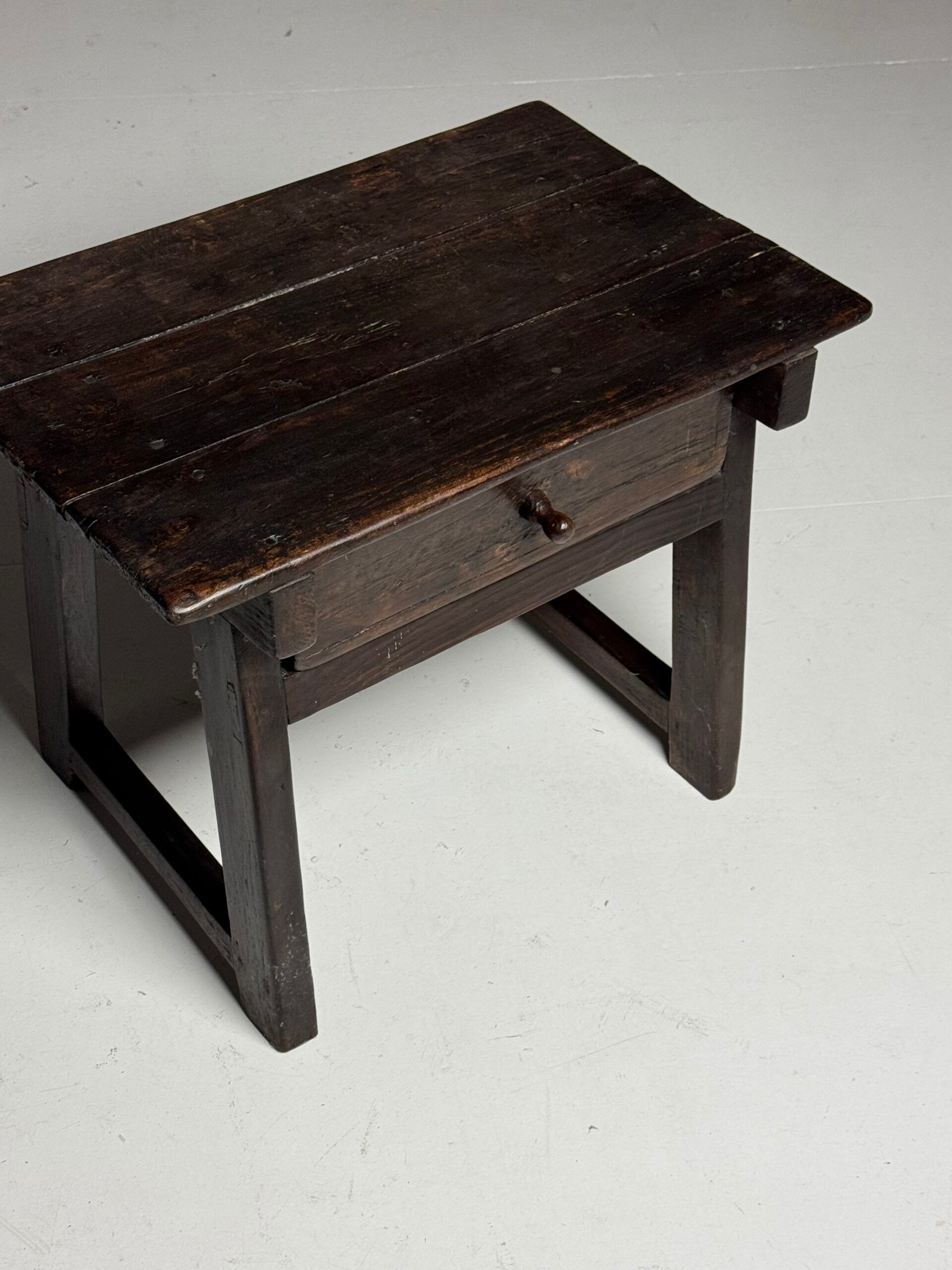 Spanish side table, rustic, early 20th century