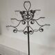 Large black wrought iron floor candelabrum (H150 cm) – Classic & Roman style