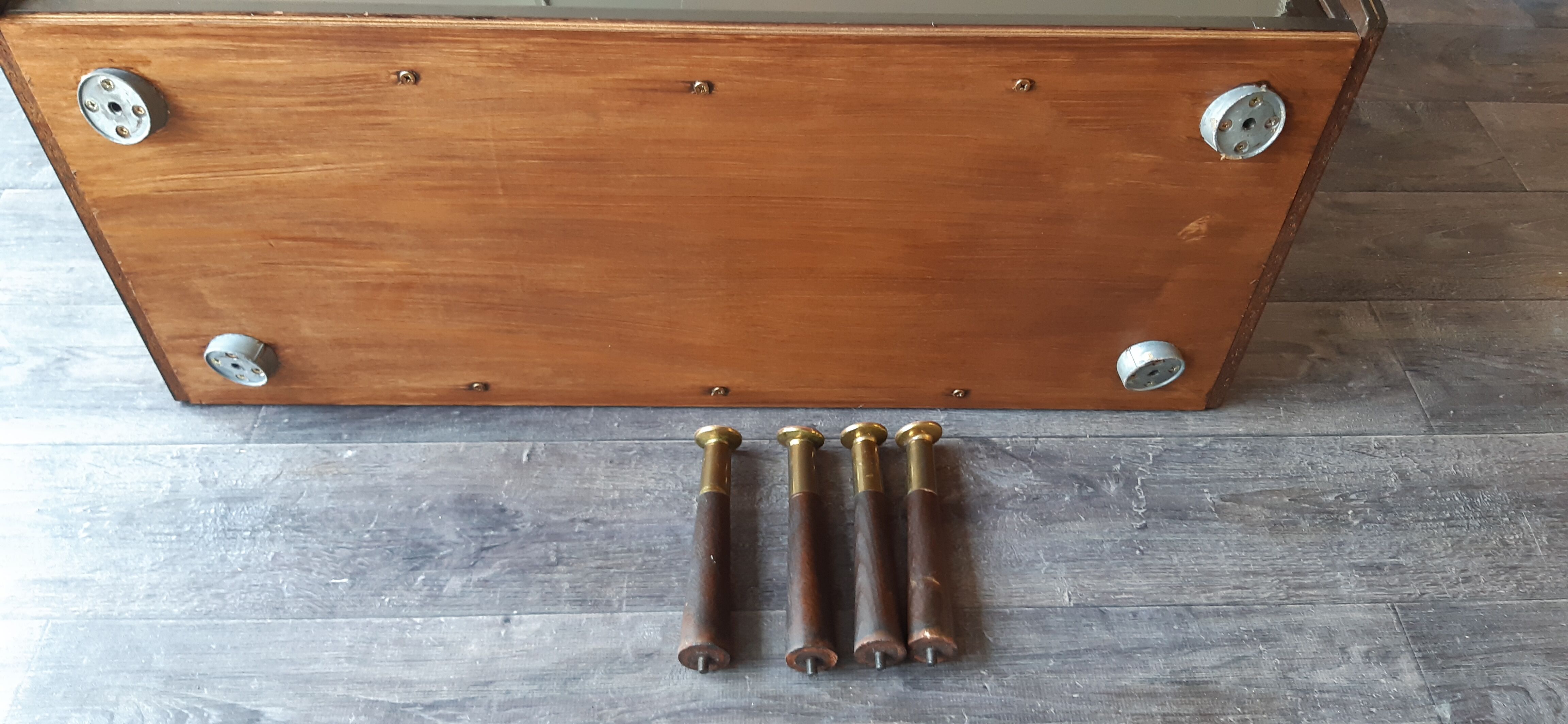 Vintage record player radio cabinet