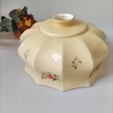 Opaline vintage hanging lamp