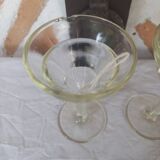 Verres bistrot absinthe anciens