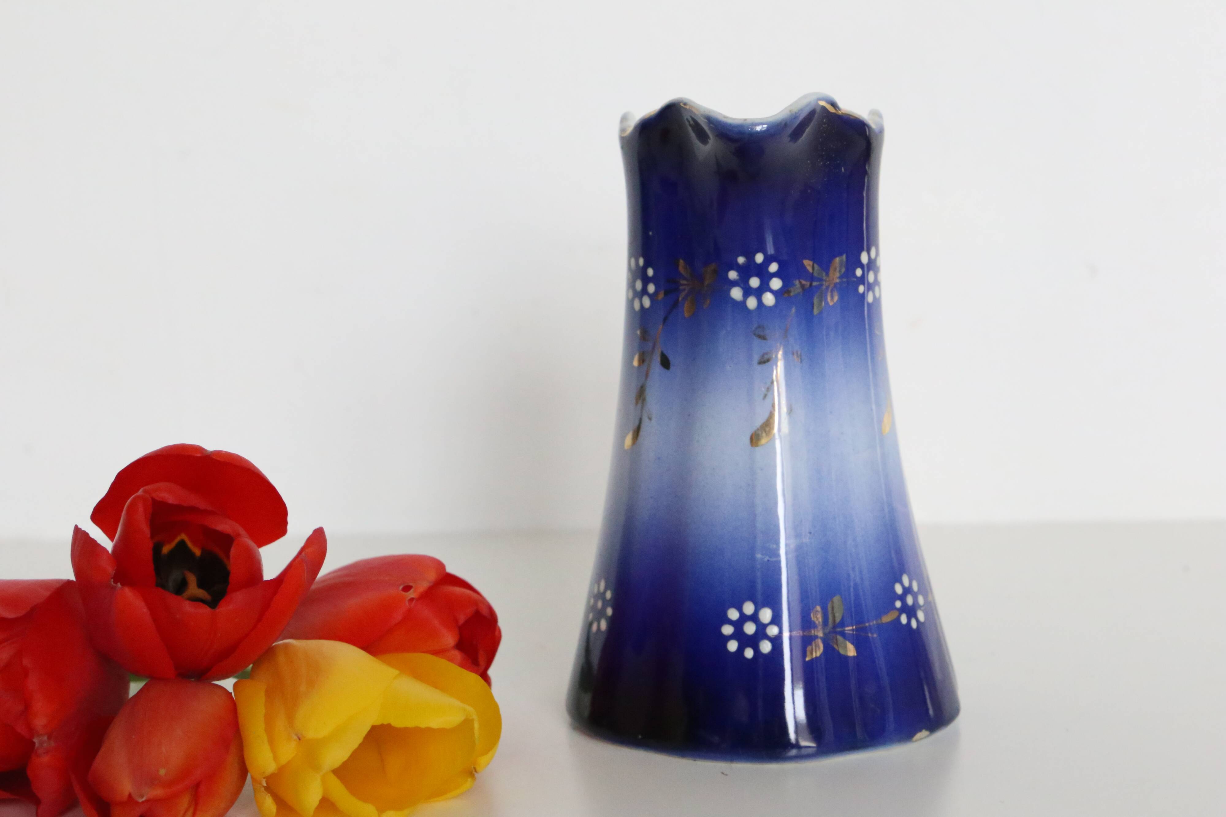 Antique pitcher Luneville Keller and Guerin
