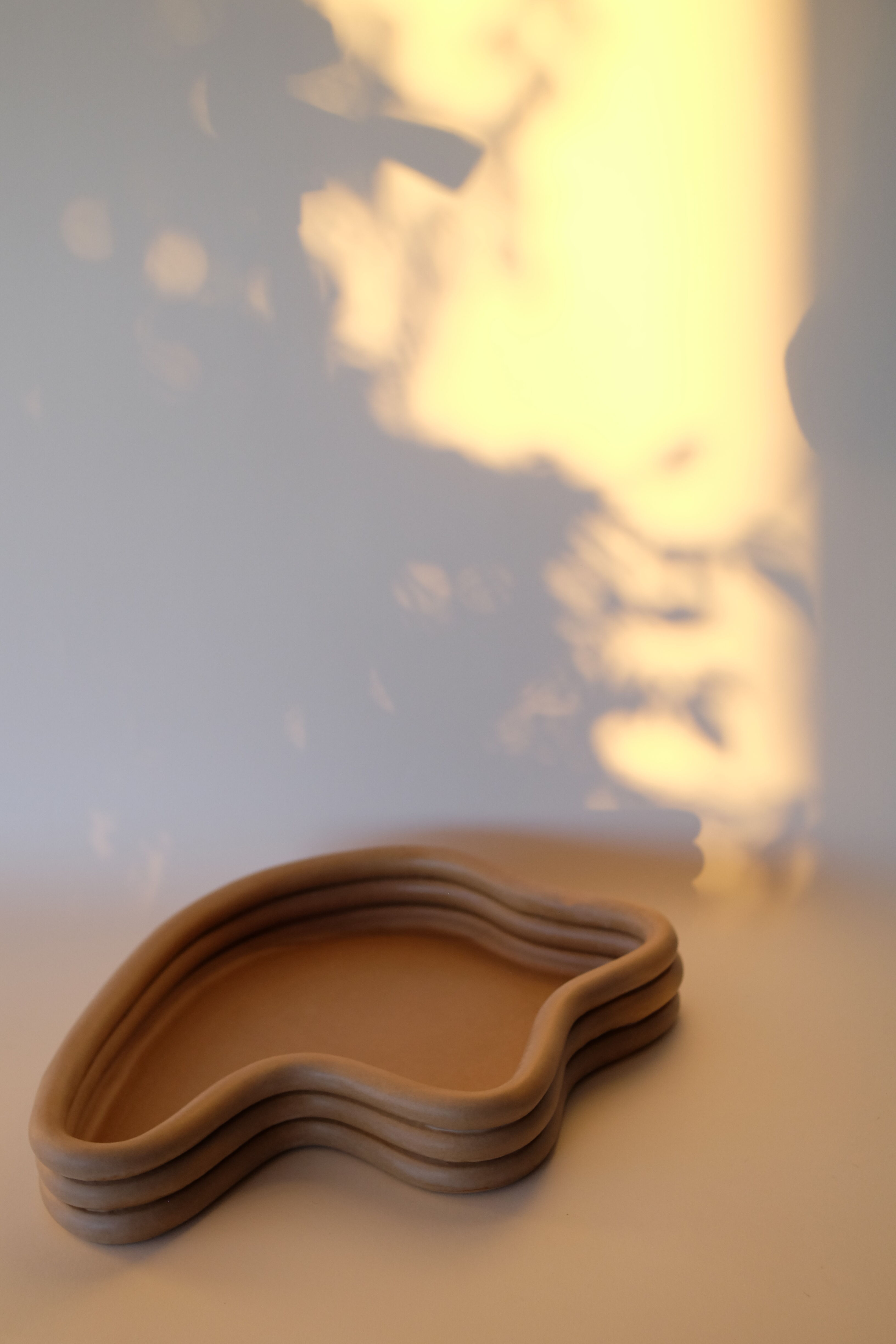 Centerpiece Mother satin coffee - Sophie Parachey