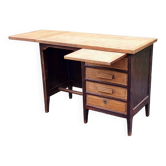 1950s desk with shelf and extension