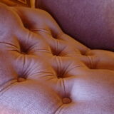 Toad padded velvet armchair