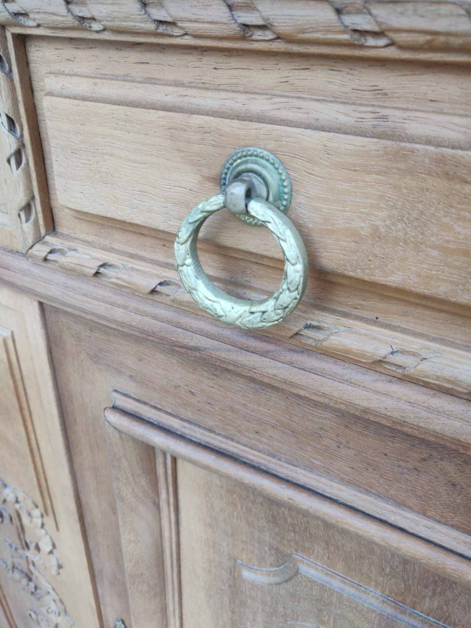 Two carved body dresser