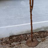 Rattan floor lamp