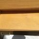 Commode plaquage chêne pieds fuseaux années 60