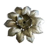 Applique fleur métal doré