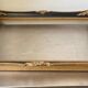 Antique frame Black & gilded borders on wood 51 x 35.5 cm