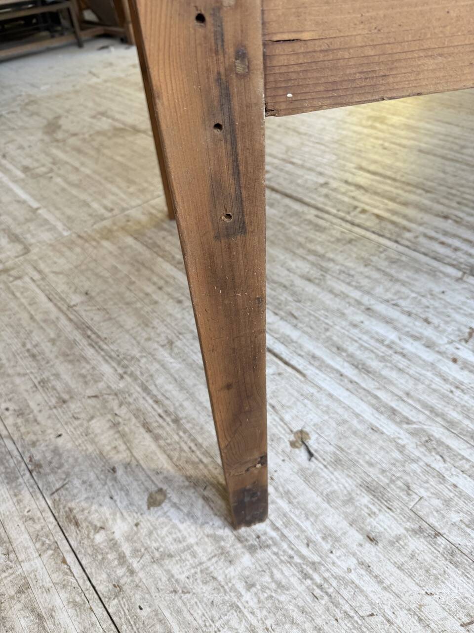 Table de ferme XL 220 cm pin 1950