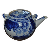 Old Chinese white and blue porcelain teapot
