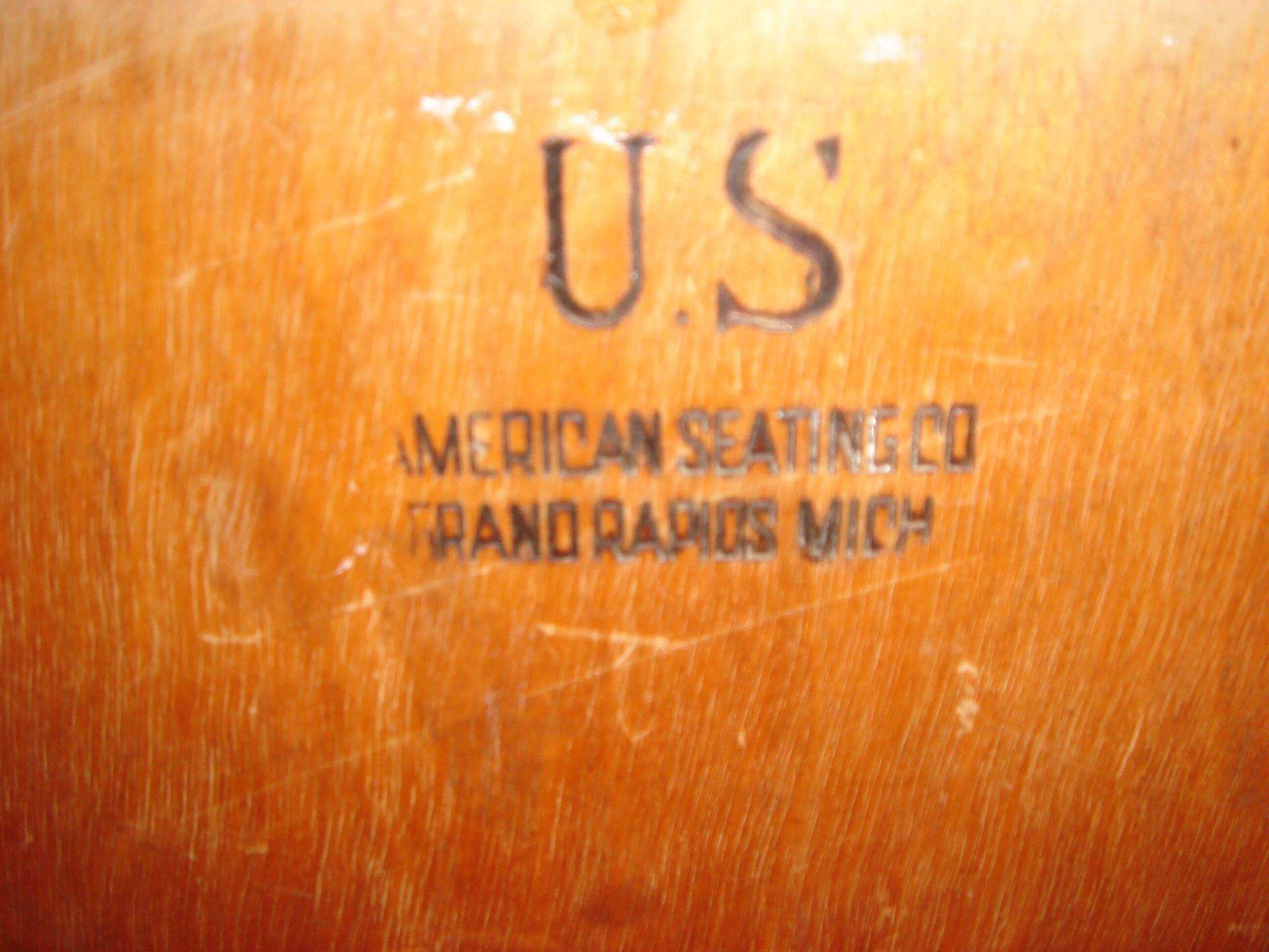 American World War II 39/45 Folding wooden chair