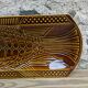 Dish fish vintage ceramic brown 60 cm