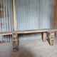 Superb wabi-sabi bed bench...