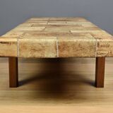 Coffee table signed R. Capron, Les Herbiers Collection, Vallauris – 1960