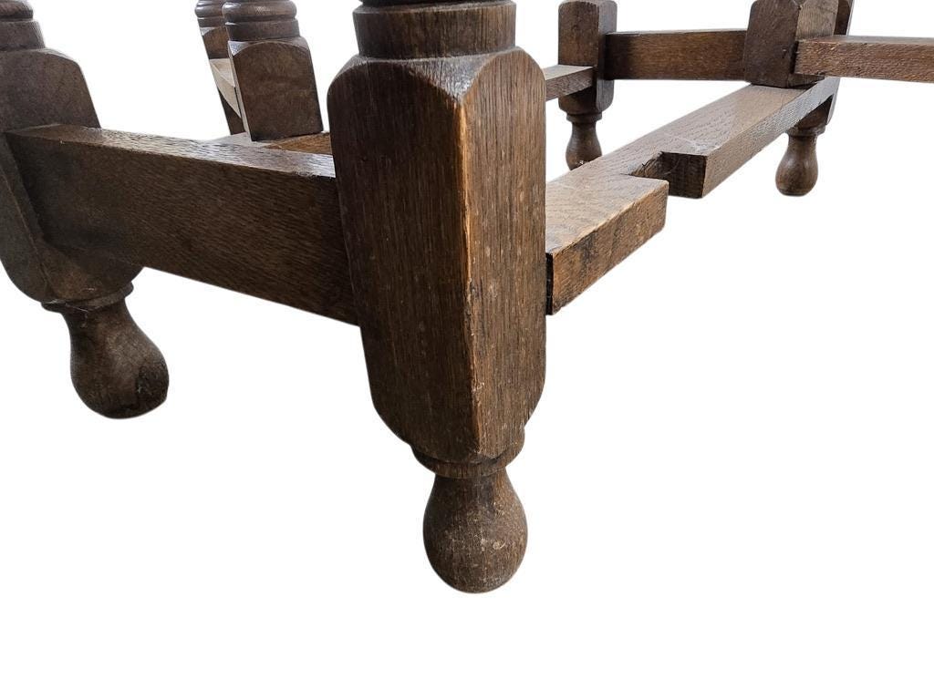 Vintage wooden table (foldable) / drop-leaf table / console