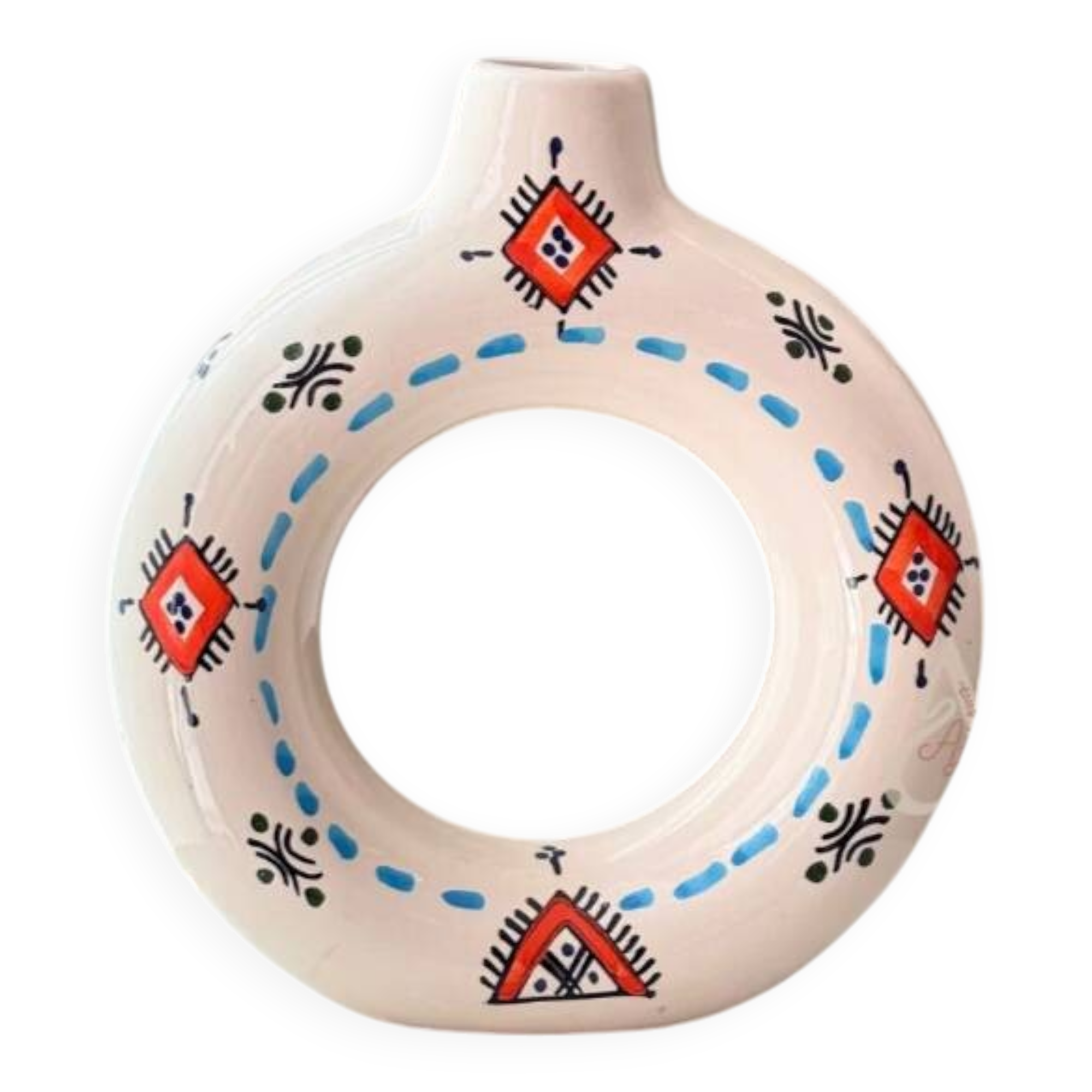 Handcrafted vase Tafoukt Amazigh Ameqrane