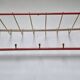 Midcentury Wall Brass Coat Rack, Germany, 1960s