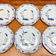 6 octagonal tea cups and saucers porcelain Haviland Limoges