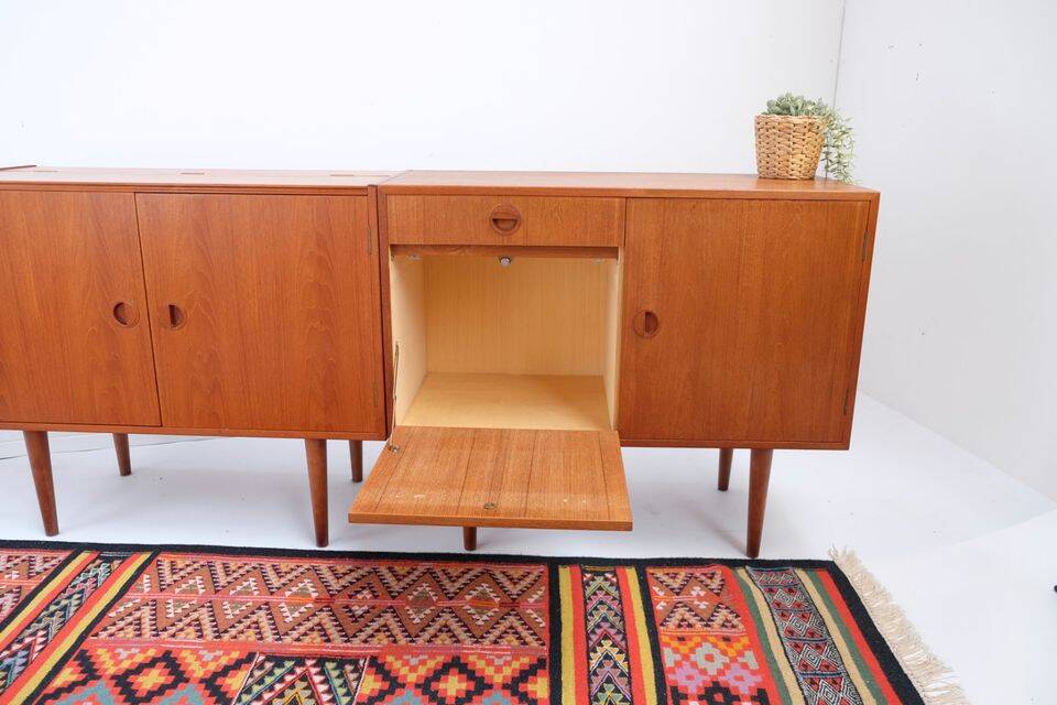 Meubles HiFi vintage des années 60, commode, buffet, teck, style rétro