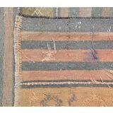 1960s Turkish Runner Handwoven Wool Flatweave Kilim Rug 75x332