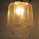 Suspension Deco with frosted glass globe