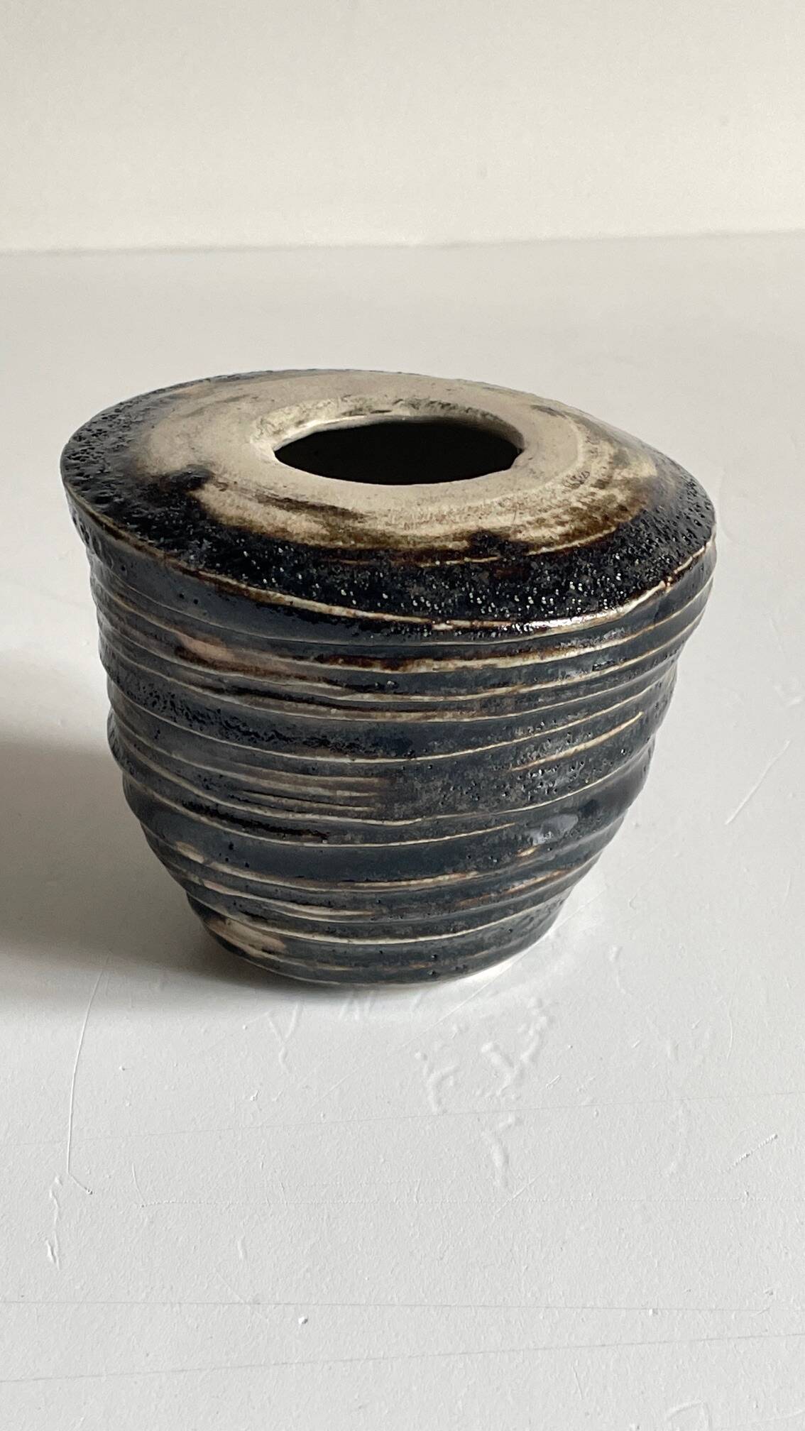 Vintage Brutalist Handmade Vase