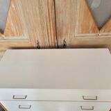 Vintage chest of drawers compass feet
