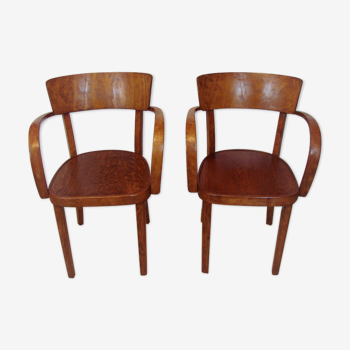 Pair of armchairs, 1940s