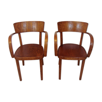Pair of armchairs, 1940s