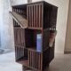 Vintage rotating library, mid 20th century