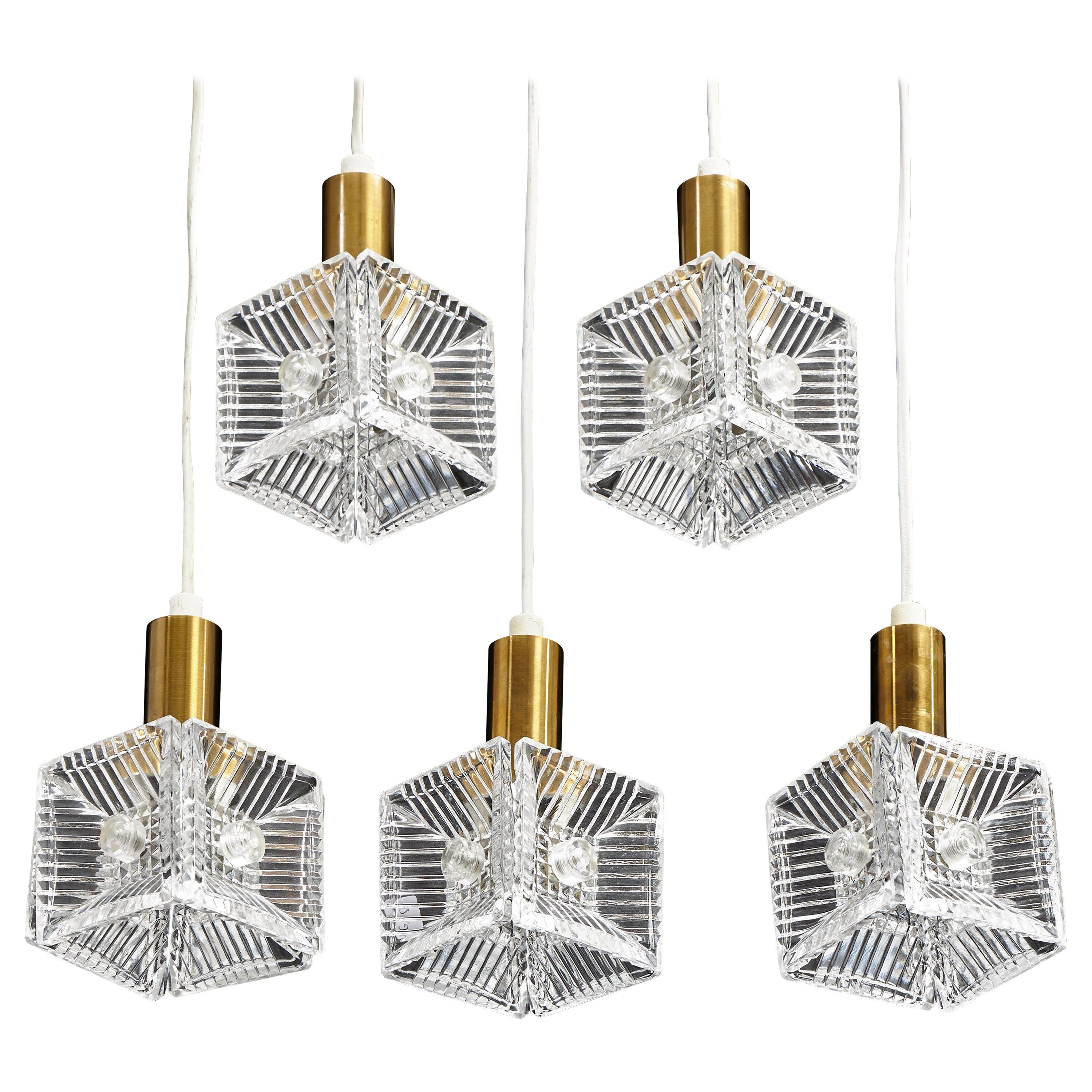 Lampe Carl Fagerlund pour Orrefors, Suède, 1960