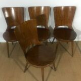 4 vintage Bistro chairs Baumann Mondor