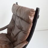 Siesta armchair with its ottoman by Ingmar Relling for Westnofa 1960s