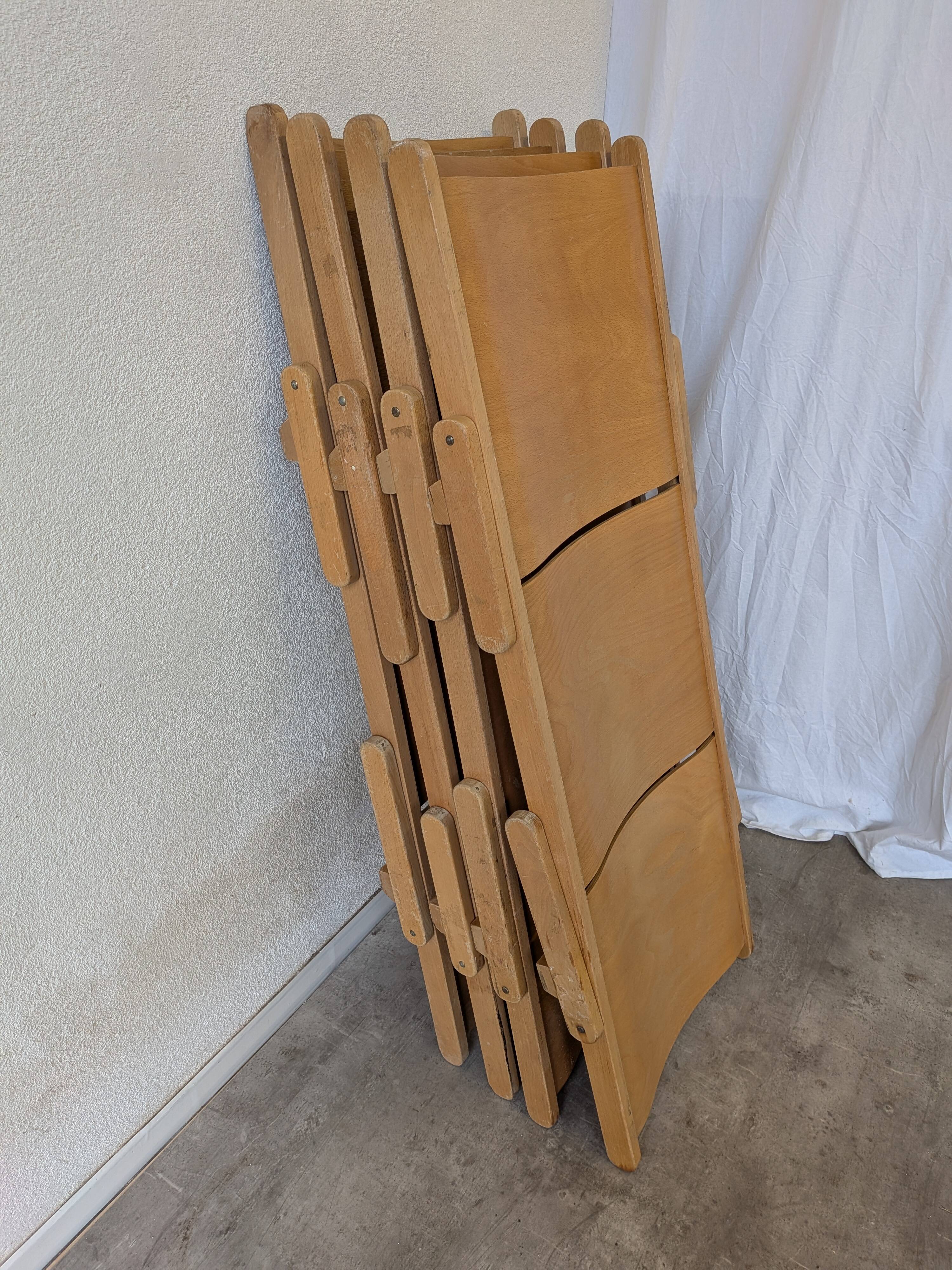 Vintage Folding Wooden Daybed /by Niko Kralj for Stol Kamnik / 1970s