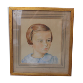 Young girl painting