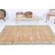 Vintage Turkish Oushak Handmade Wool Rug 111x195