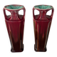Pair of Orchies Art Deco vases