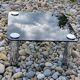 Marco Zanuso Coffee Table in Stainless Steel by Zanotta Vintage 1970