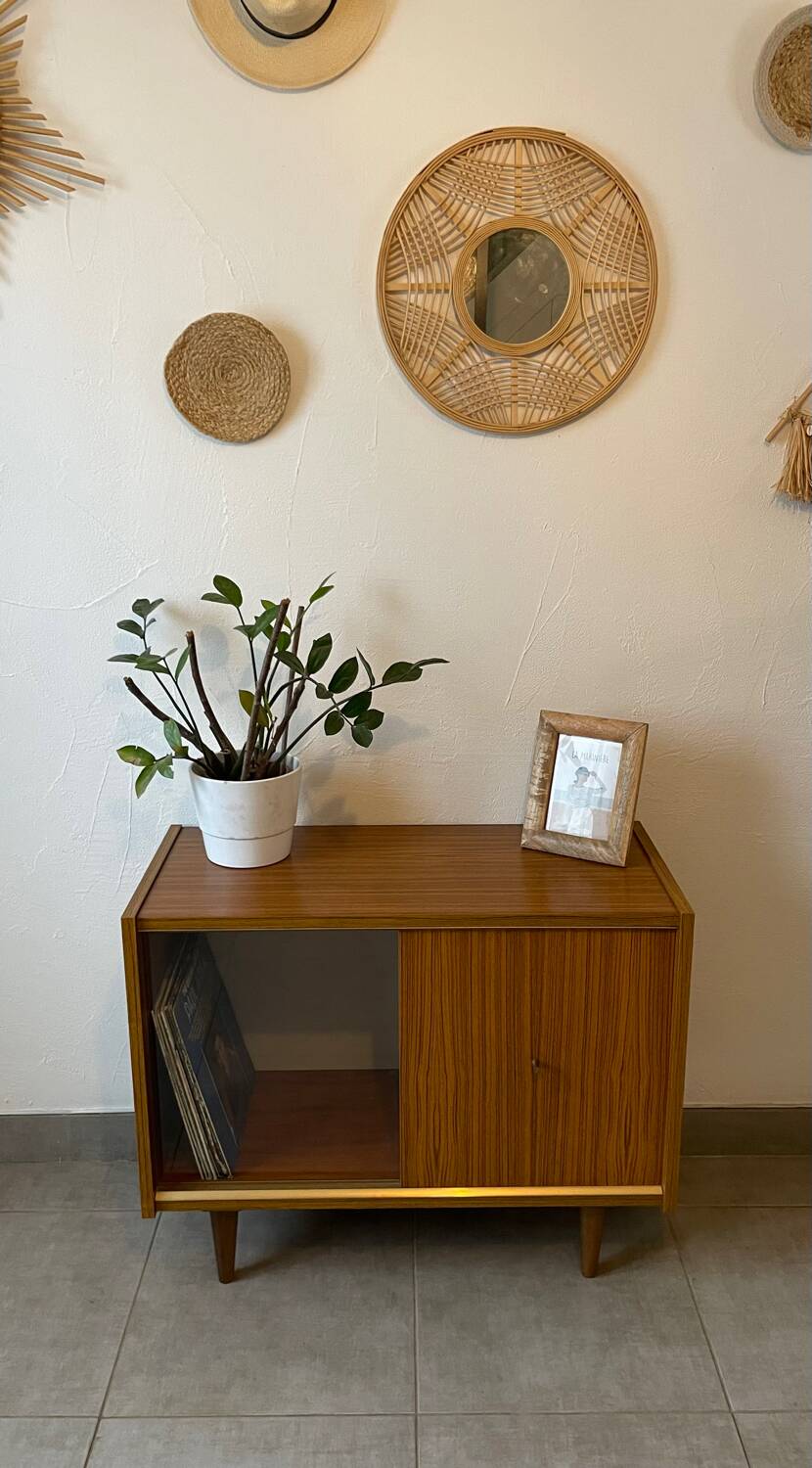 Petite vitrine / meuble tv vintage des années 60