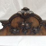 Ancient carved wooden pediment