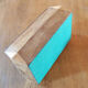Boite marqueterie pointes de diamant initiales TR