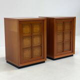 Ensemble de meubles italiens brutalistes Caccia alla Volpe pour Linea Arredo