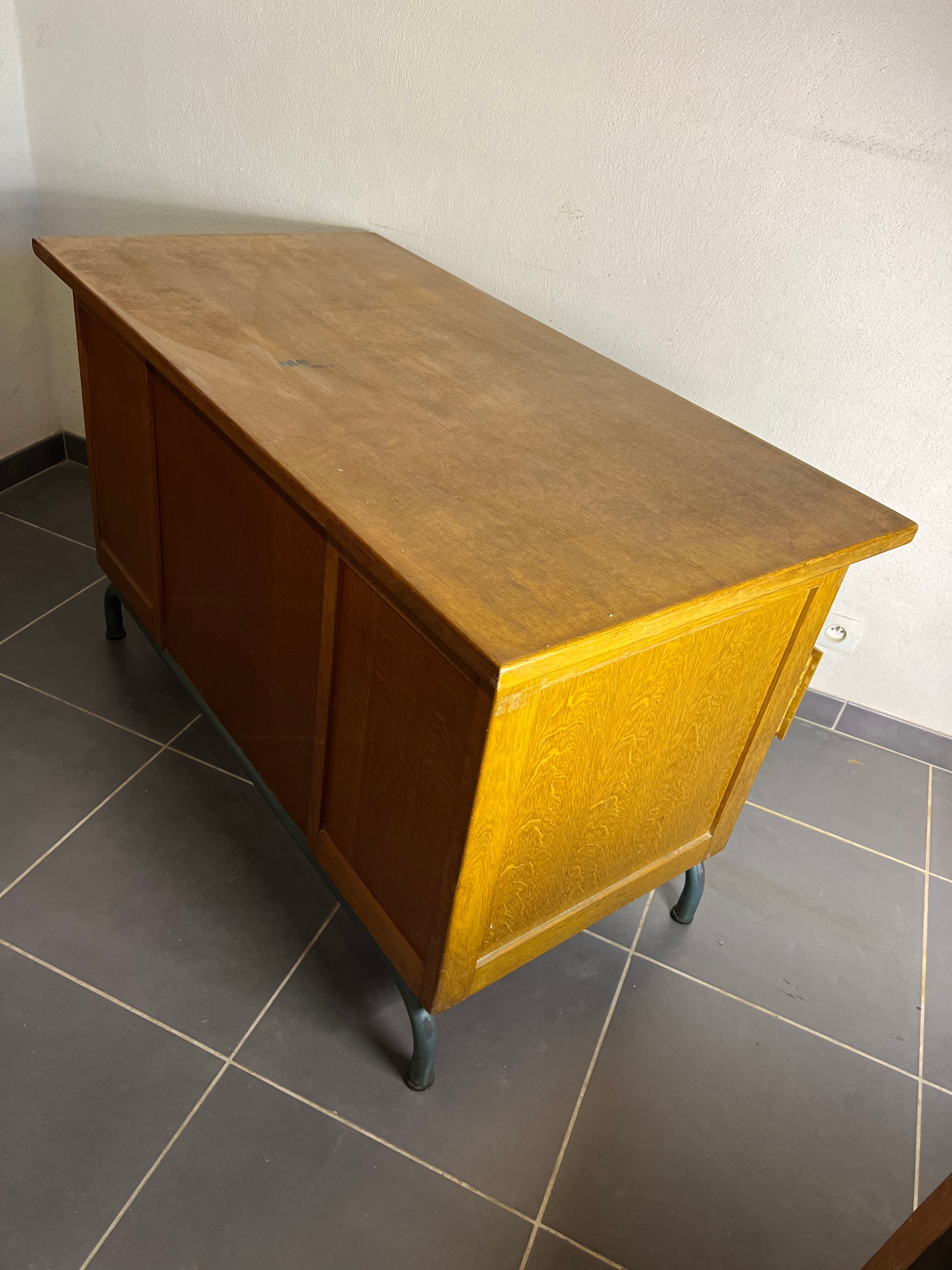 Teacher's desk and chair
